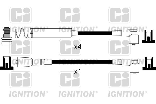 QUINTON HAZELL Комплект проводов зажигания XC995